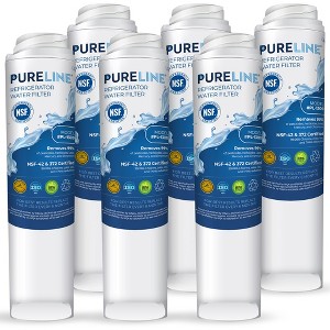 PureLine GE GSWF Refrigerator Water Filter Replacement, Also Compatible with Kenmore 46-9914, 9914, 469914, GSWFDS, AP3418061 (6 Pack) - 1 of 4