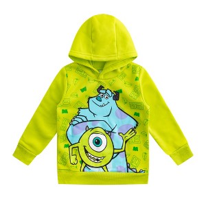 Disney Monsters Inc Mike Wazowski and Sullivan Boys Pullover Hoodie for Toddler, Little Kids - 1 of 2
