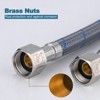 WOWOW 3/8 in. Female Compression x M10 Male Connector x in. Braided Nylon Faucet Connector - 3 of 4