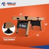 Rally and Roar 72 Inch Air Hockey Table with LED Scorer and Table Tennis Top - 4 of 4