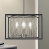 Toltec Lighting Cadina 4 - Light Pendant in  Matte Black/Brushed Nickel - 4 of 4