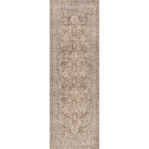 Nuloom Hillstone Collection Elinda Traditional Vintage Medallion Area Rug - 1 of 4