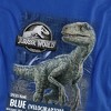 Boys' Short Sleeve Jurassic World Blue Velociraptor T-Shirt - 3 of 4