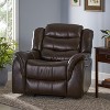Dexmalle Classic Glider Recliner Chaise Lounges,Dark Brown - 2 of 4