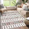 Acekool Area Rug Machine Washable Non Slip Low Pile Geometric Farmhouse Accent Rug for Living Room Bedroom Nursery - 2 of 4