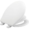 Mayfair by Bemis Little2Big Never Loosens Round Plastic Children's Potty Training Toilet Seat with Slow Close Hinge - White - image 2 of 4