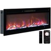 CuisinSmart 50In Electric Fireplace Recessed Wall Mounted, Remote & Smart WiFi App Control, Dual Heat Settings, Touch Screen, Slim Modern Design - 2 of 4