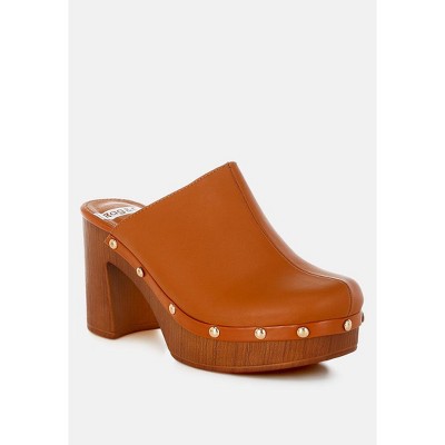 Benji Recycled Leather Clogs - image 2