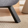 GlasFlength Accent Chairs Position Adjustable Folding Chair Bed with Removable Pillow for Small Spaces Living Room, Gray, 74.41"*25.2"*25.2" - 4 of 4