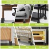 Aoibox Furniture Risers 6 Inch Heavy Duty for Table Desk Couch Bed Frame Dorm Round Leg Lifts Anti-Slip Black 4 Pack - 3 of 4