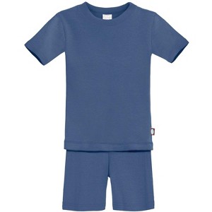 City Threads USA-Made Organic Cotton Soft Pajama Short Sleeve Set For Boys and Girls, Snug Fit - 1 of 4