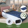 Twin Bed Mattress with  Pump and Integrated Pillow, 17 Inch Elevated Inflatable Bed with Carrying Bag and Patch Tools for Home Camping - 4 of 4