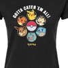Women's - Pokémon - Gotta Catch em All Fitted Graphic T-Shirt - 2 of 3