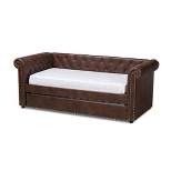 Mabelle Daybed with Trundle - Baxton Studio