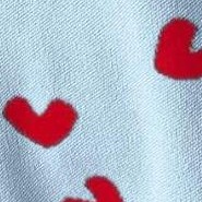 blue red