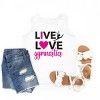 The Juniper Shop Live Love Gymnastics Youth Tank Top - 2 of 4
