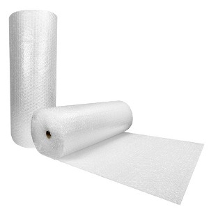 UOFFICE Bubble Cushioning Wrap Roll - 48" Wide x 200' ft - Medium 5/16" Bubbles - 1 of 4