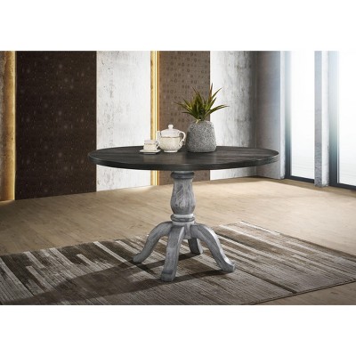 NicBex Round Dining Table for 4 Modern 47.2" Dining Table Round Dining Table with Form Base for Kitchen and Dining Room, White