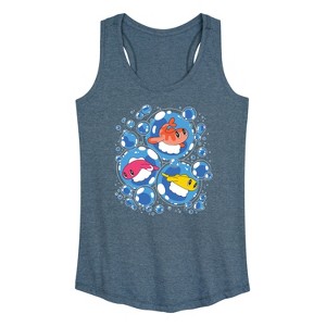 Women's - Pokémon - Tatsugiri Bubbles Graphic Racerback Tank - 1 of 4