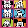 Girls' - Disney - Mickey Friends Grid Fitted Short Sleeve Graphic T-Shirt - 2 of 4