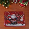 Unique Bargains Christmas Place Mats Sleigh Santa Claus Flax Red White 11.8"x17.7" 2 Pcs - 2 of 4