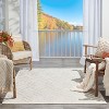 Nourison Versatile Solid Diamond Indoor Outdoor Flatweave Area Rug - 3 of 4