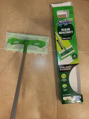 Swiffer Unscented Sweeper Hair Magnet Deluxe Starter Kit Floor