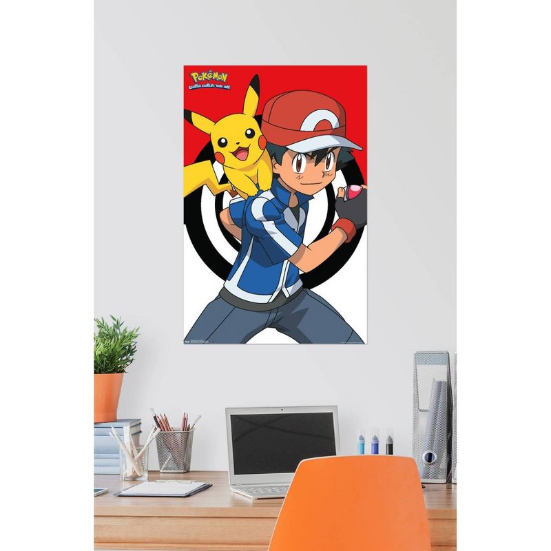 34&#34; x 22&#34; Pokemon: Ash And Pikachu Premium Poster - Trends International, 4 of 5