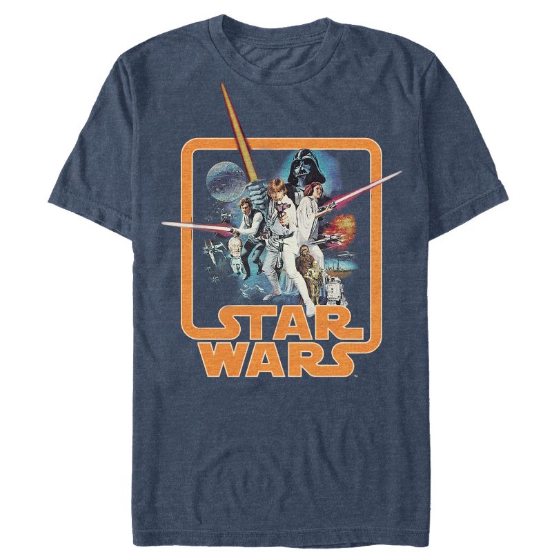 Men's Star Wars Throwback T-Shirt, 1 of 4