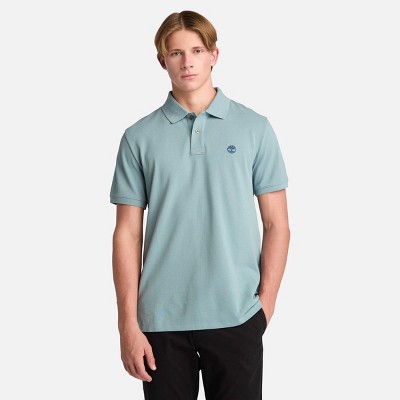 Timberland Men's Oyster River Chest Logo Short-Sleeve Polo