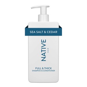 Native Sea Salt & Cedar Full & Thick 2-in-1 16.5oz - 1 of 4