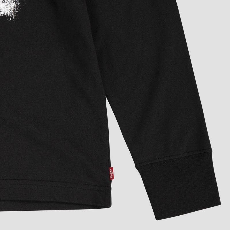 Levi's® Boys' Long Sleeve Logo Graphic T-Shirt - Black, 4 of 5