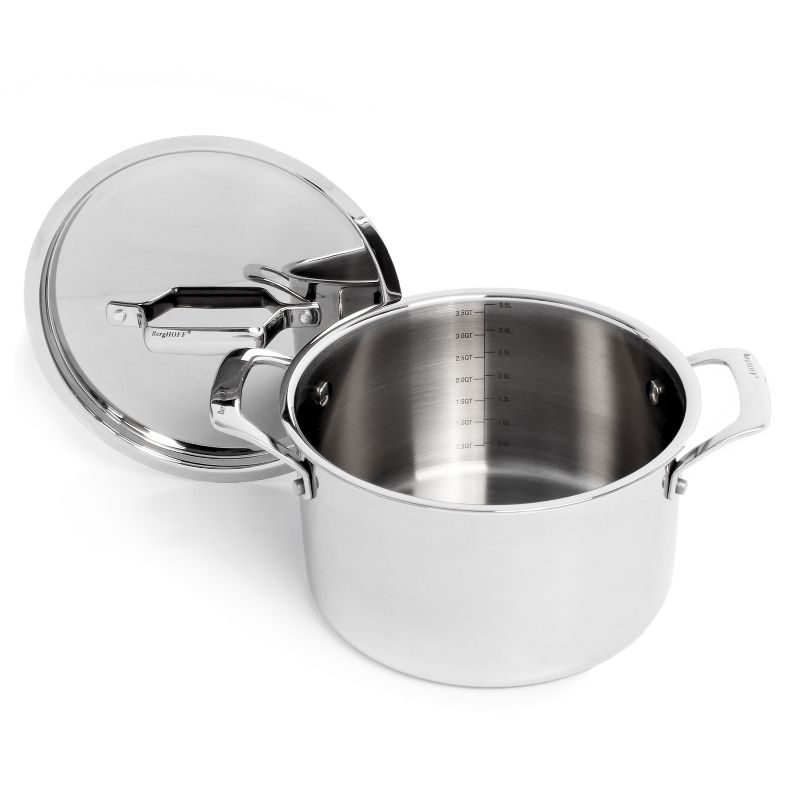 BergHOFF Professional Tri-Ply 18/10 Stainless Steel Stockpot with Stainless Steel Lid, 2 of 8