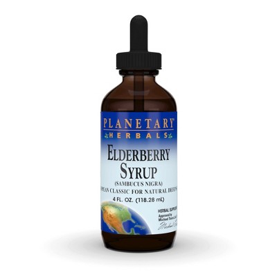 Elderberry Syrup by Planetary Herbals  -  4 oz Liquid