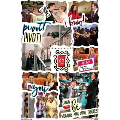 Trends International Friends - 25th Unframed Wall Poster Prints