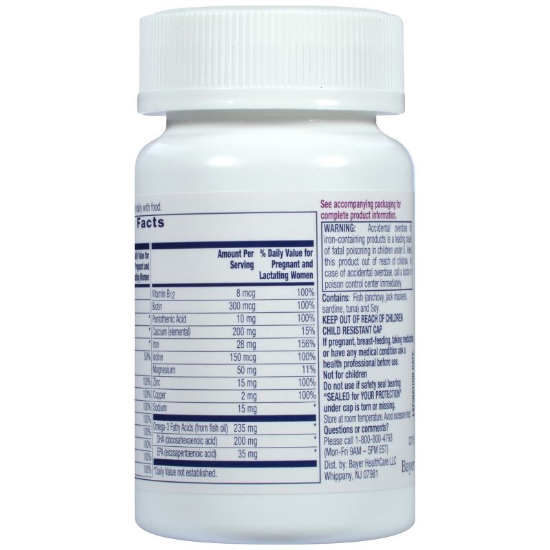 One A Day Women's Prenatal Vitamin 1 with DHA & Folic Acid Multivitamin Softgels, 6 of 10