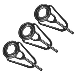 Unique Bargains Tube Dia Fishing Rod Tips Repair Kit Stainless Steel Ring Guide - 1 of 4