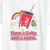 Women's - Coca-Cola - Have A Coke And A Smile Short Sleeve Graphic T-Shirt - 2 of 4