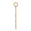 Black Bow Jewelry 14k Yellow Gold Satin Boy Engravable Charm or Pendant, 15mm - 2 of 4