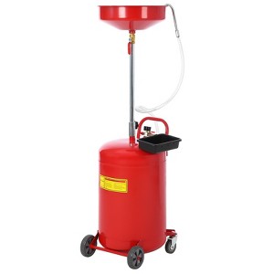 Oil Drain Tank, 20 Gallon Oil Drain Vacuum, Air Operated Drainer for Oil Change, Portable Oil Drain Container, Oil Drain Tank with Adjustable Funnel - 1 of 4