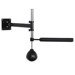 NAYSAYE Exercise Trainer Speed Bag Wall Mount Boxing Equipment for Home Gym Training , Black, 31.00"*28.30"*7.80" - 1 of 4
