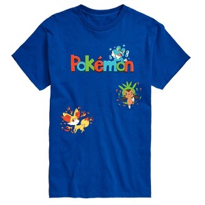 Men's - Pokémon - Chespin, Fennekin, Froakie Short Sleeve Graphic T-Shirt - 1 of 3