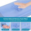 Ergonomic Foam Neck Pillow for Side, Back, Stomach Sleepers - 4 of 4
