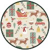 Women's Holiday Vintage Christmas Bamboo Wos Jogger Pajamas - EMERSON AND FRIENDS - 3 of 3