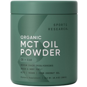 Sports Research Organic MCT Oil Powder, 10.6 oz (300 g) - 1 of 4