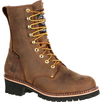 Georgia Brookville 8" Waterproof Steel Toe Work Boot - ASTM Certified Safety Boot