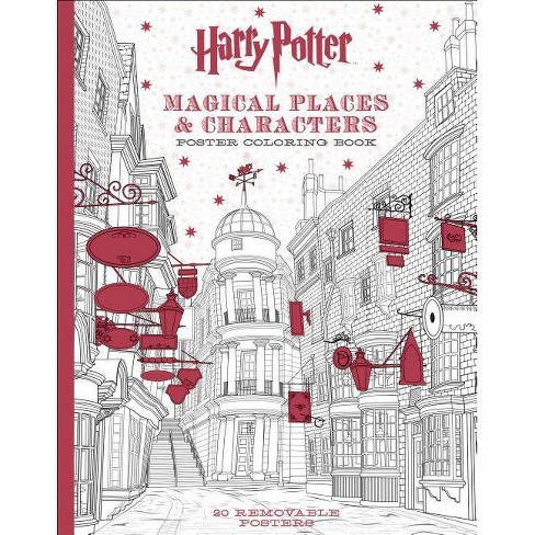 Download Harry Potter Magical Places Characters Poster Coloring Book By Scholastic Paperback Target