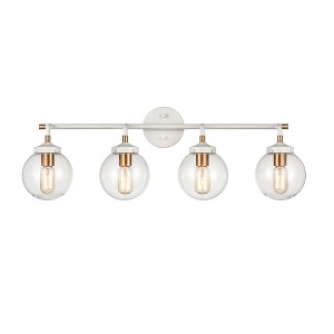 Elk Home Boudreaux 4 - Light Vanity in  Matte White - 1 of 4