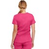 MediChic Women's Ruth 3-Pocket Multi Stitch V-Neck Scrub Top - 2 of 4