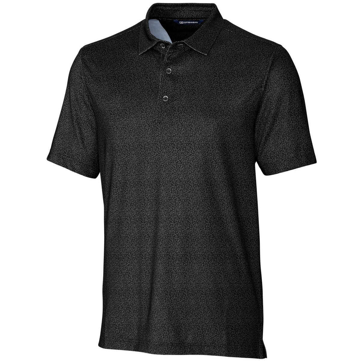 Cutter & Buck Pike Micro Floral Print Stretch Mens Polo Shirt - thumbnail 2